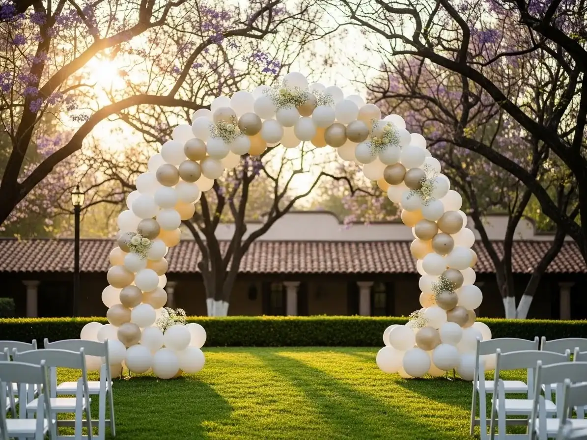 Decoración con globos para bodas en CDMX — ejemplo 1