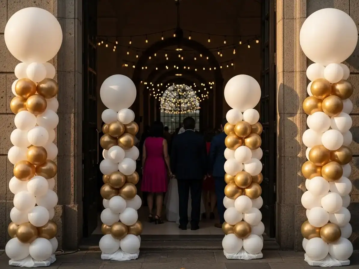 Decoración con globos para bodas en CDMX — ejemplo 3