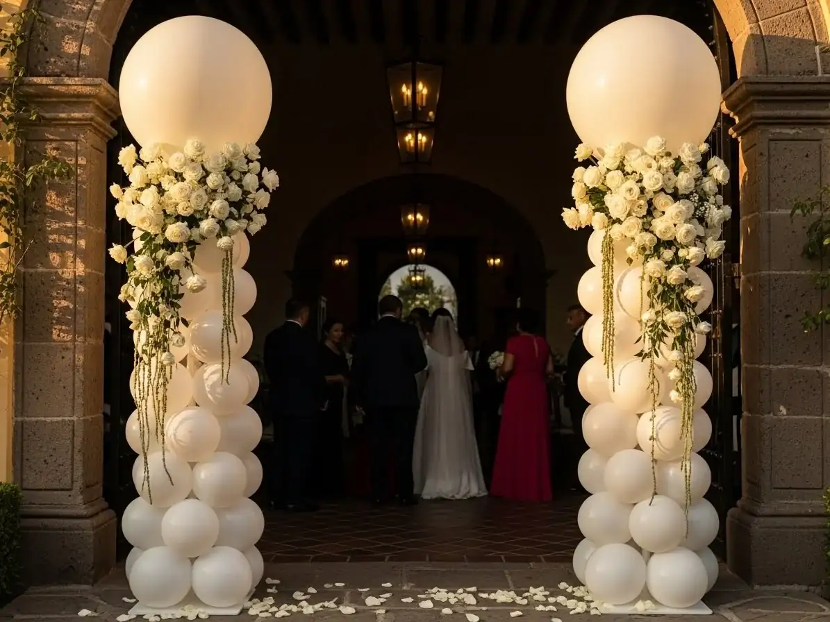 Decoración con globos para bodas en CDMX — ejemplo 4