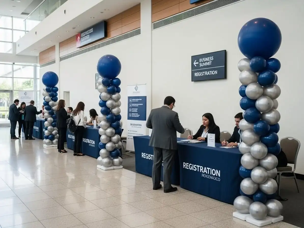 Decoración con globos para corporativos en CDMX — ejemplo 4