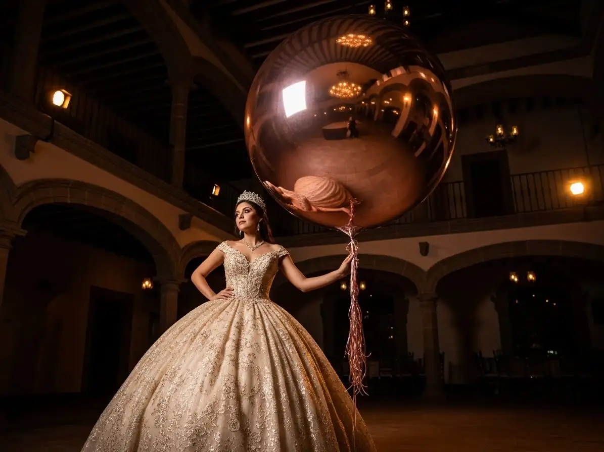 Decoración con globos para xv años en CDMX — ejemplo 8