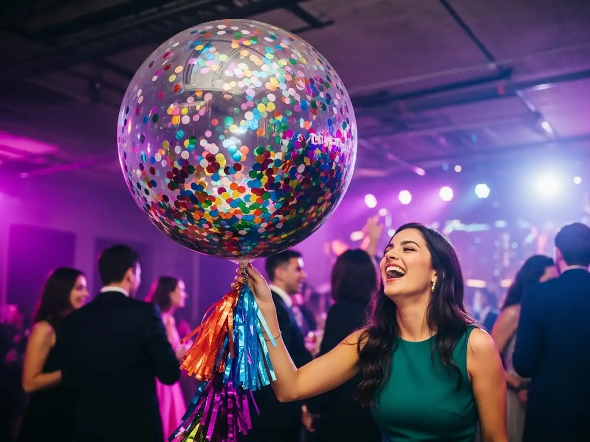 Decoración con globos para gender reveal en CDMX — ejemplo 2
