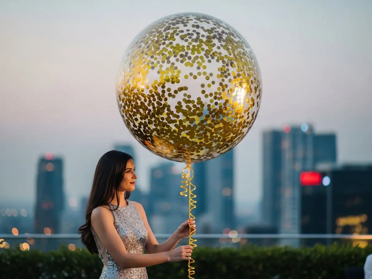 Decoración con globos para cumpleaños adulto en CDMX — ejemplo 4