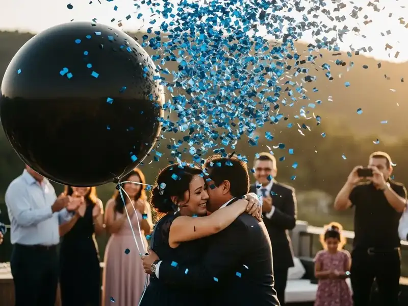 Gender Reveal — globos gigantes en CDMX