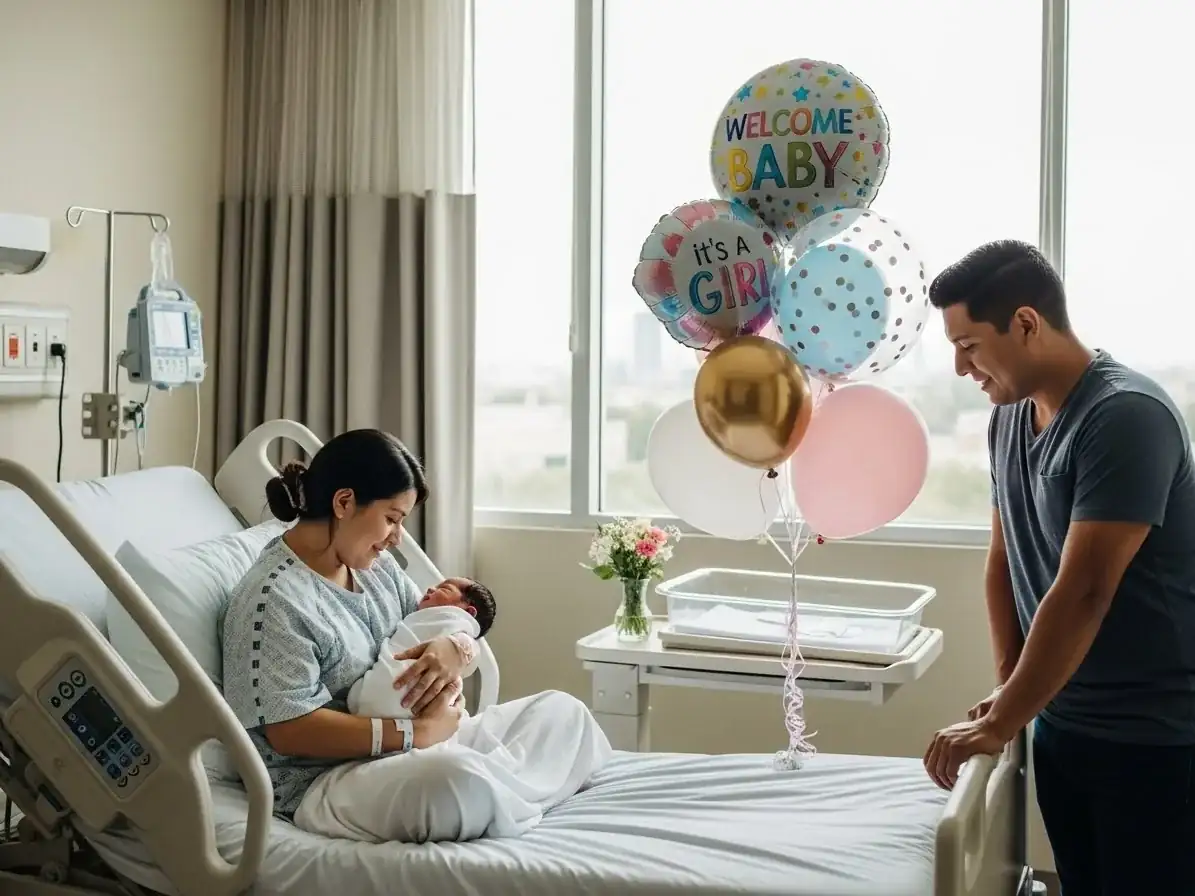Decoración con globos para gender reveal en CDMX — ejemplo 8