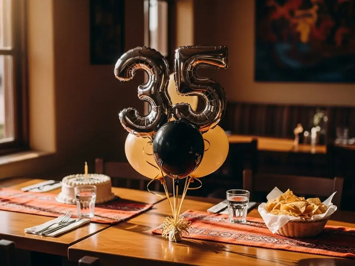 Decoración con globos para cumpleaños adulto en CDMX — ejemplo 6