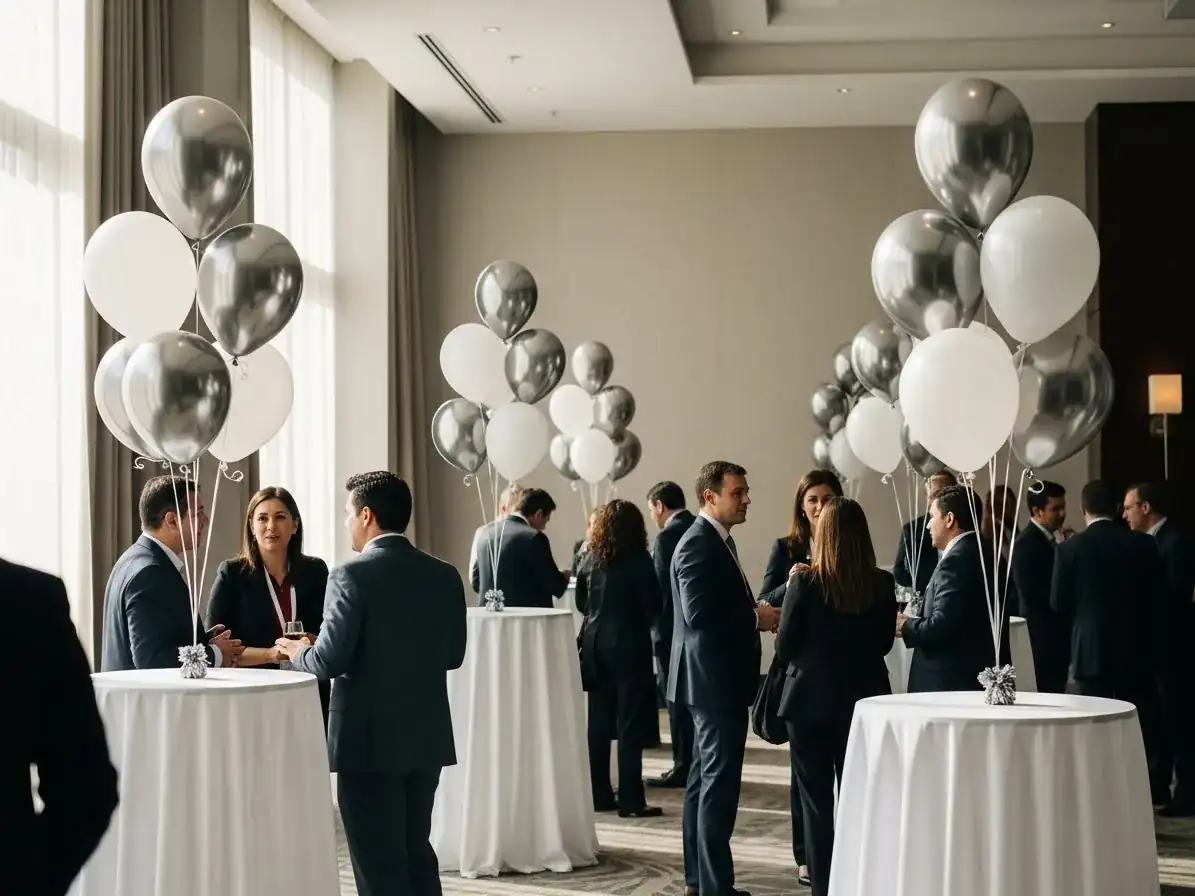 Decoración con globos para corporativos en CDMX — ejemplo 2