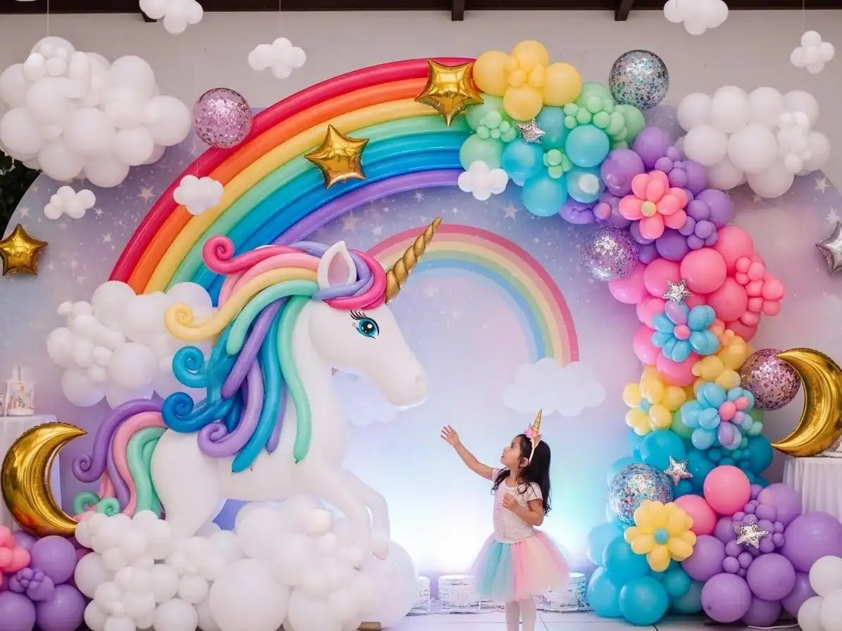 Decoración con globos para Cumpleaños Infantil en CDMX