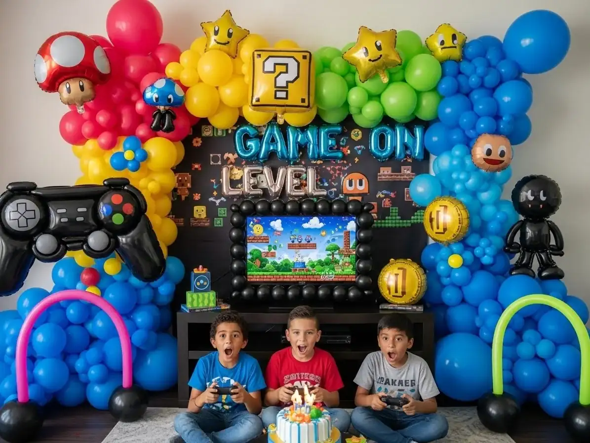 Decoración con globos para cumpleaños infantil en CDMX — ejemplo 7