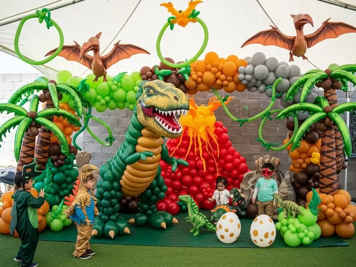 Decoración con globos para cumpleaños infantil en CDMX — ejemplo 2