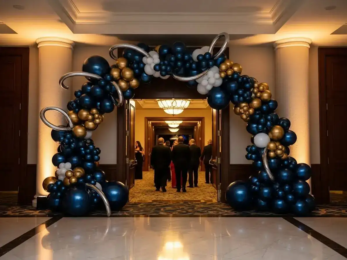 Decoración con globos para graduaciones en CDMX — ejemplo 6