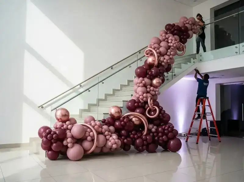 Guirnalda 10 metros — guirnaldas de globos en CDMX